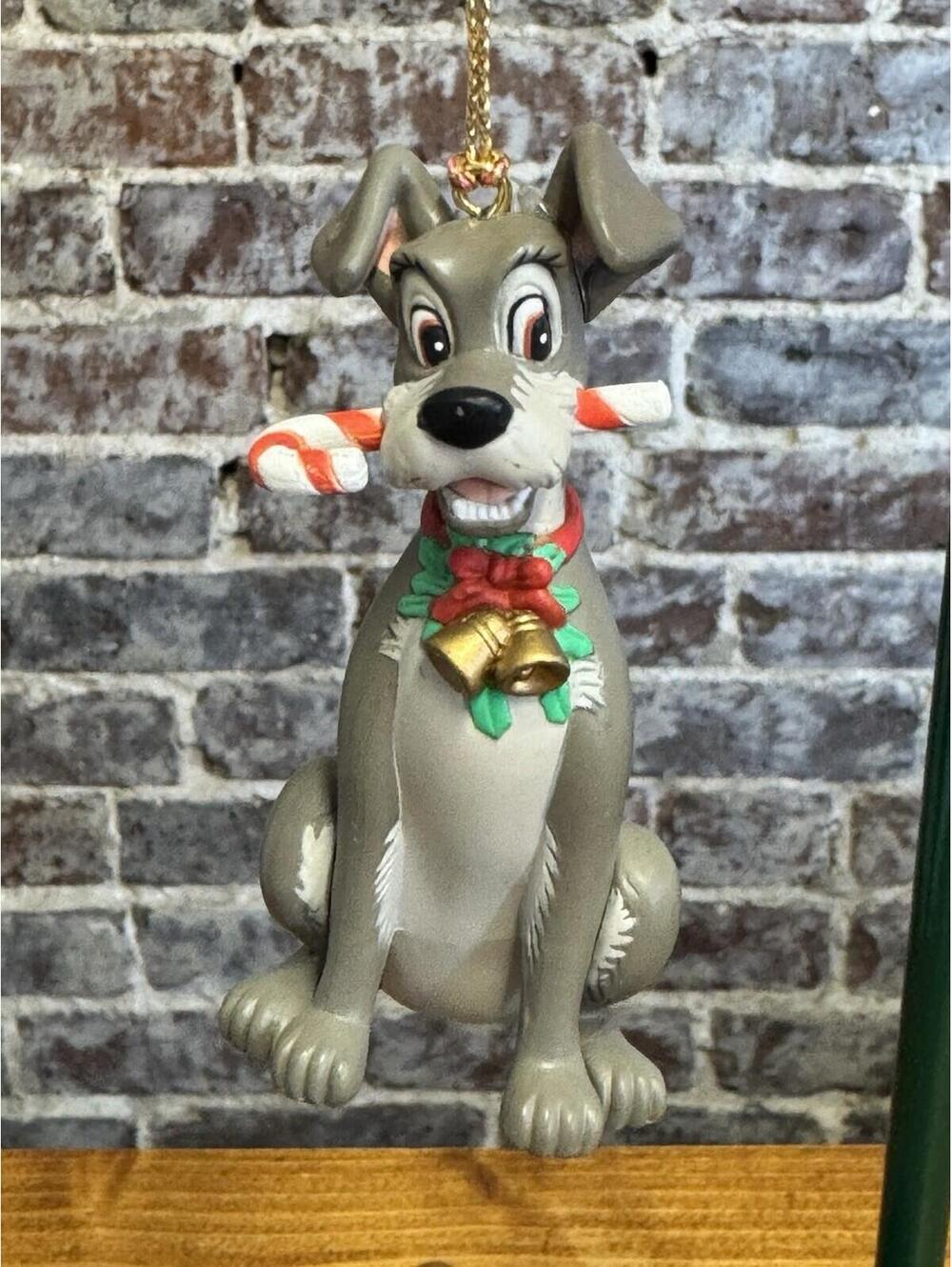 Lady And The Tramp Christmas Grolier Vintage Ornaments Set Of 2 Disney